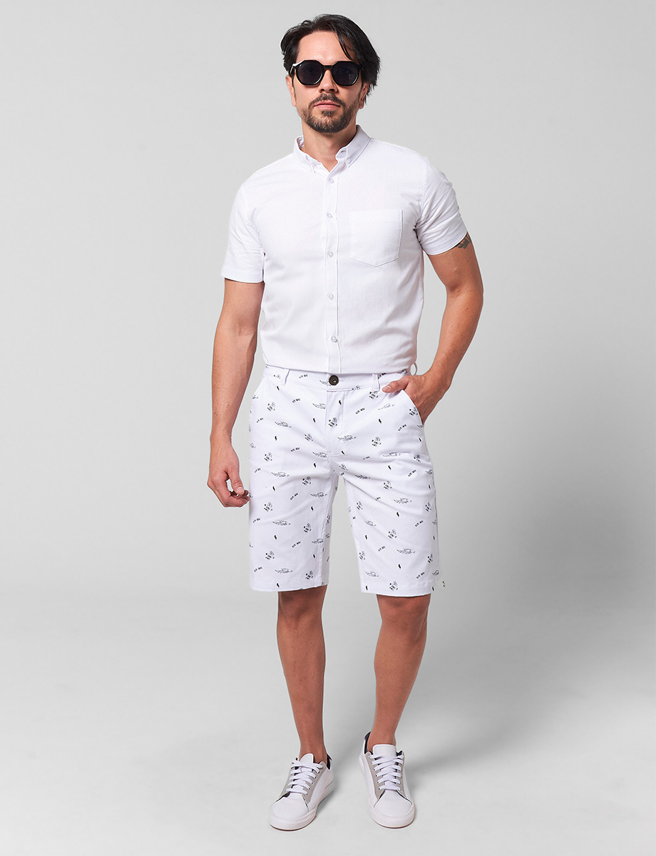 Bermuda Surf Blanco