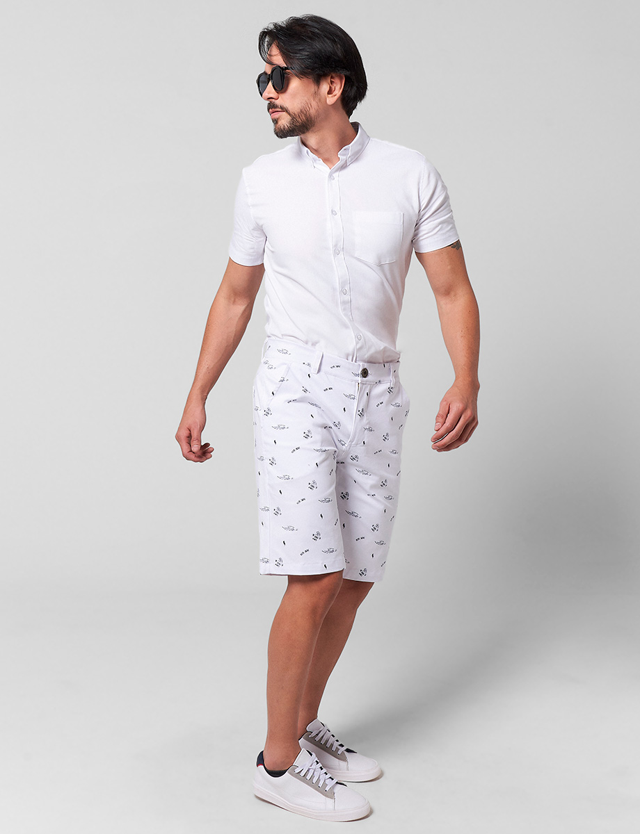 Bermuda Surf Blanco