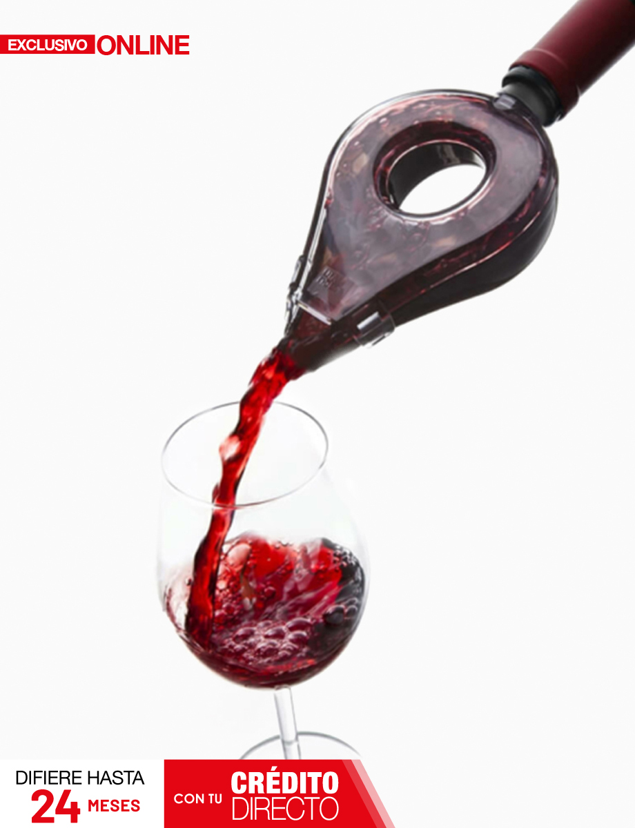 Aireador de Vino Gris | Vacu Vin
