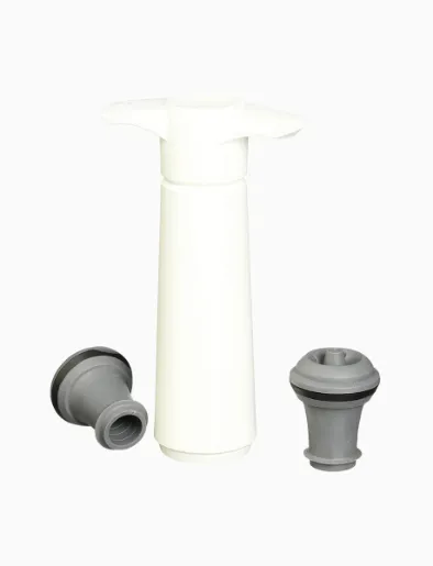Bomba al Vacio + 2 Tapones Blanco | Vacu Vin