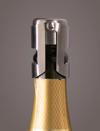 Tapón al Vacio para Champagne Gris | Vacu Vin