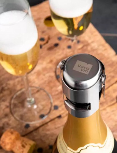 Tapón al Vacio para Champagne Gris | Vacu Vin