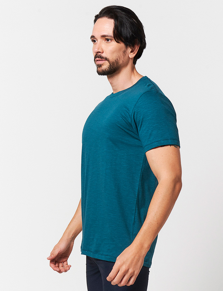 Camiseta Llana Azul Petróleo
