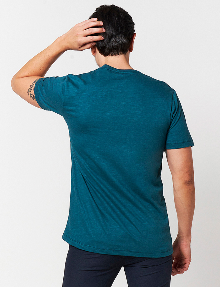 Camiseta Llana Azul Petróleo