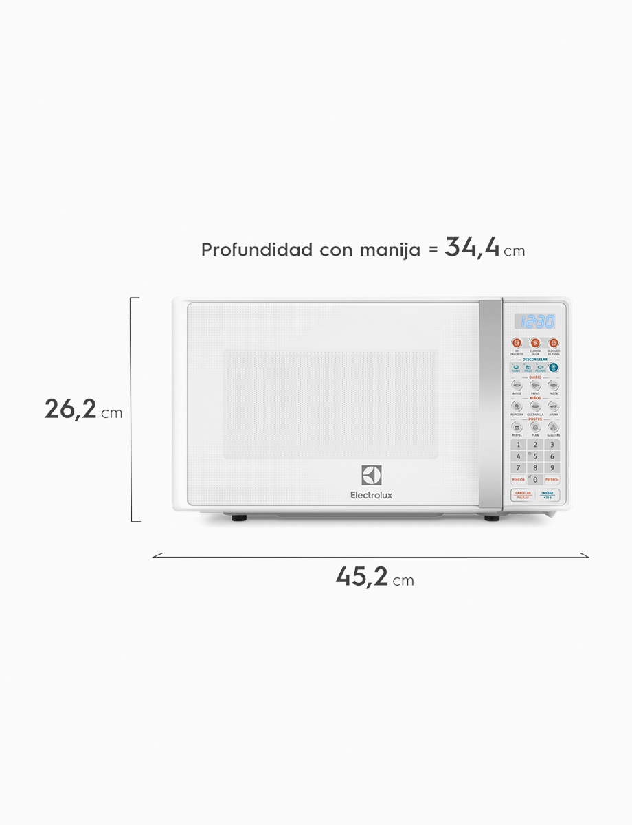 Microondas Freestanding 17 Lt Blanco | Electrolux