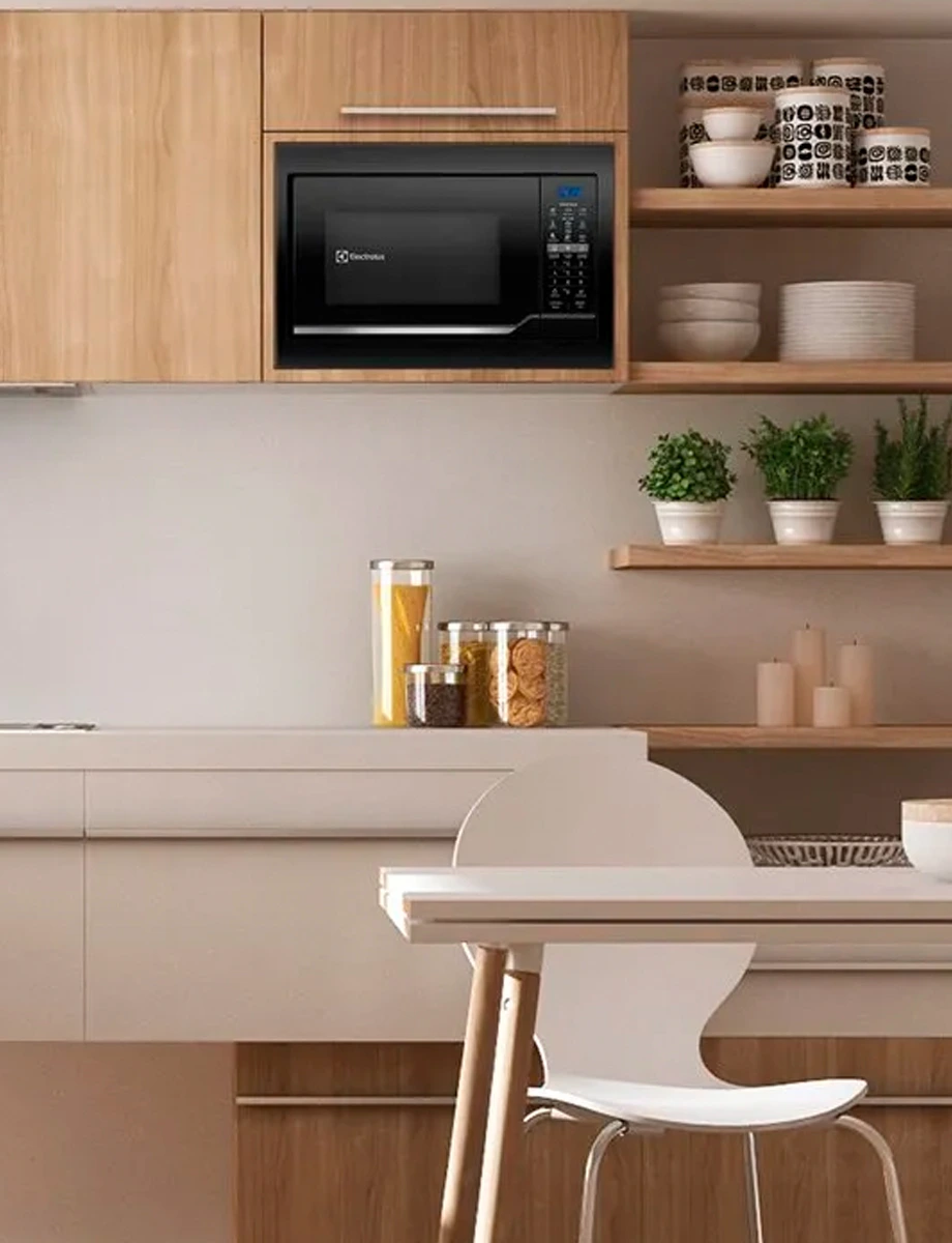 Microondas Empotrable 30 Lt Negra | Electrolux