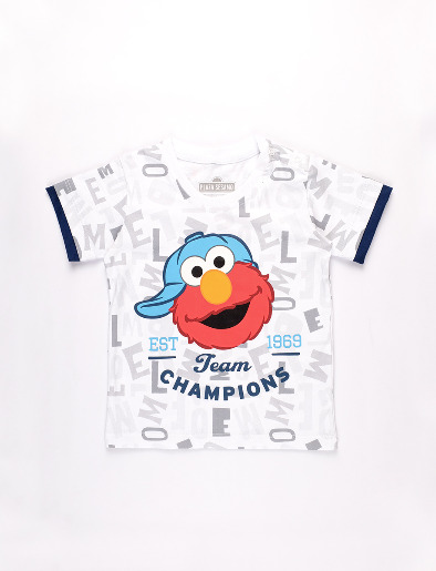 Camiseta Elmo Champions Blanco