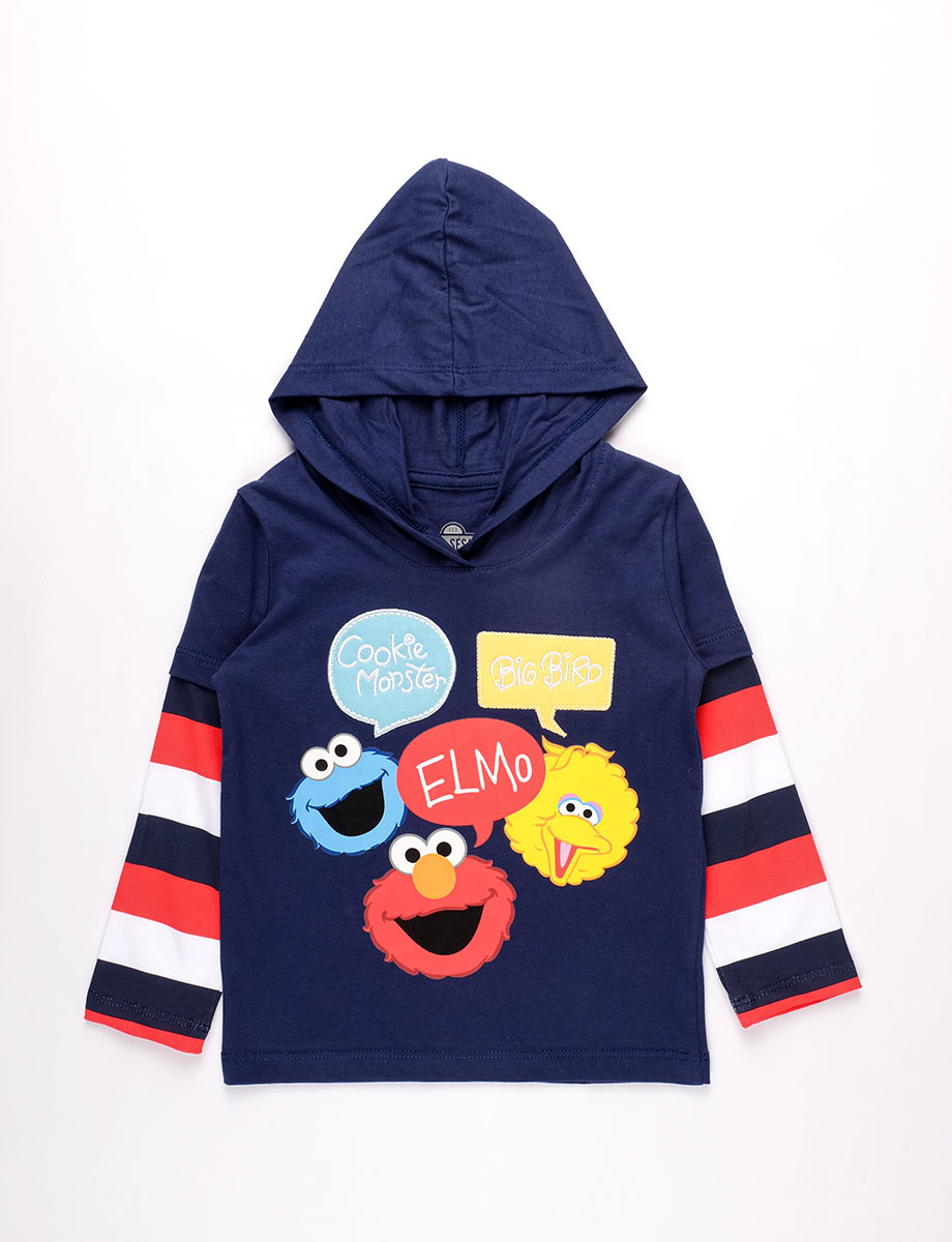 Buzo Elmo Azul con Capucha