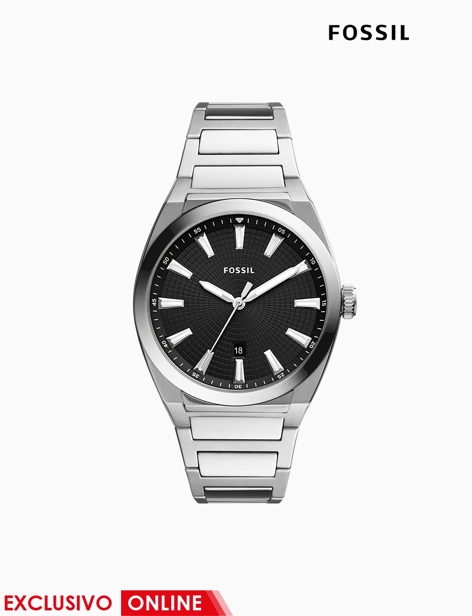 Reloj Everett de Acero Inoxidable | Fossil