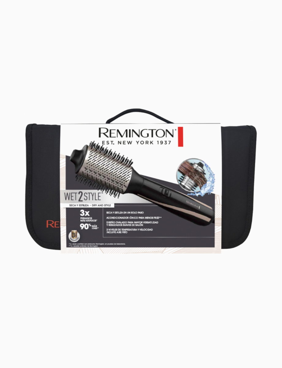 Cepillo de Aire 2 Niveles de Temperatura Negro/Rosa | Remington