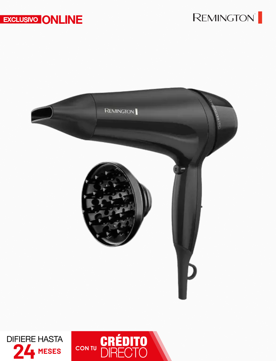 Secador de Cabello ThermCare Negro | Remington