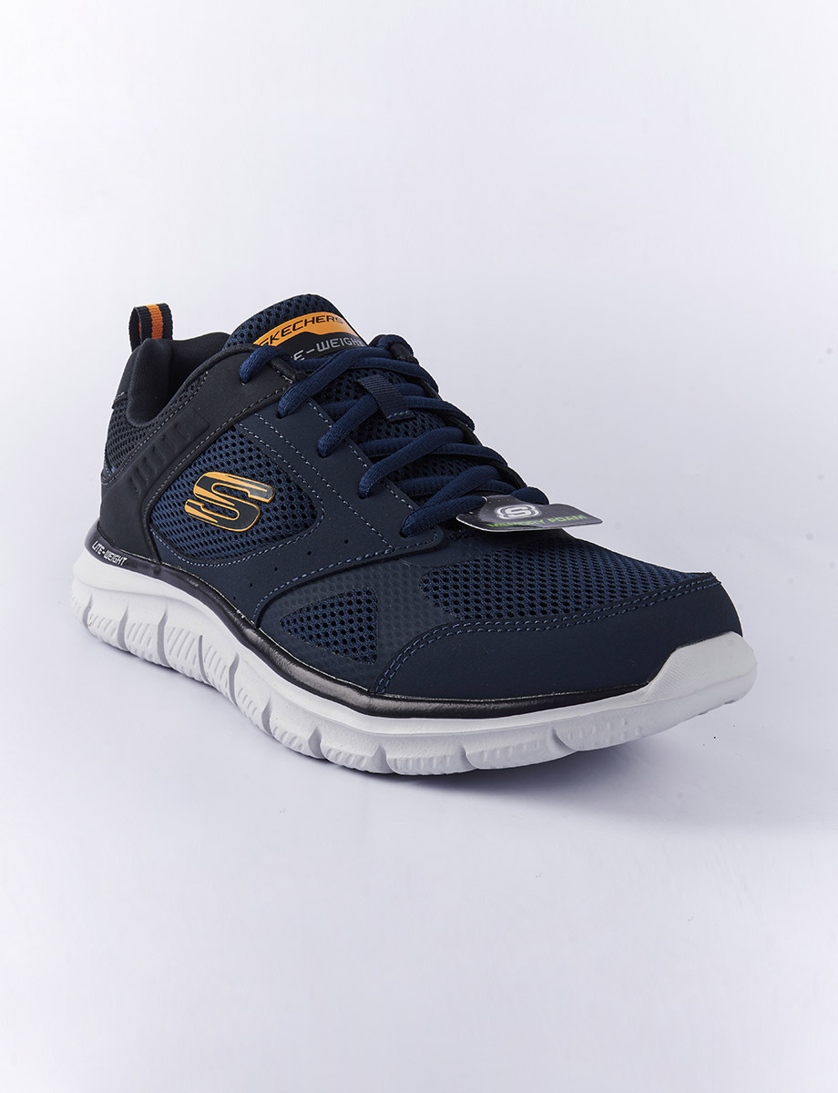 Sneaker con Cordones Azul
