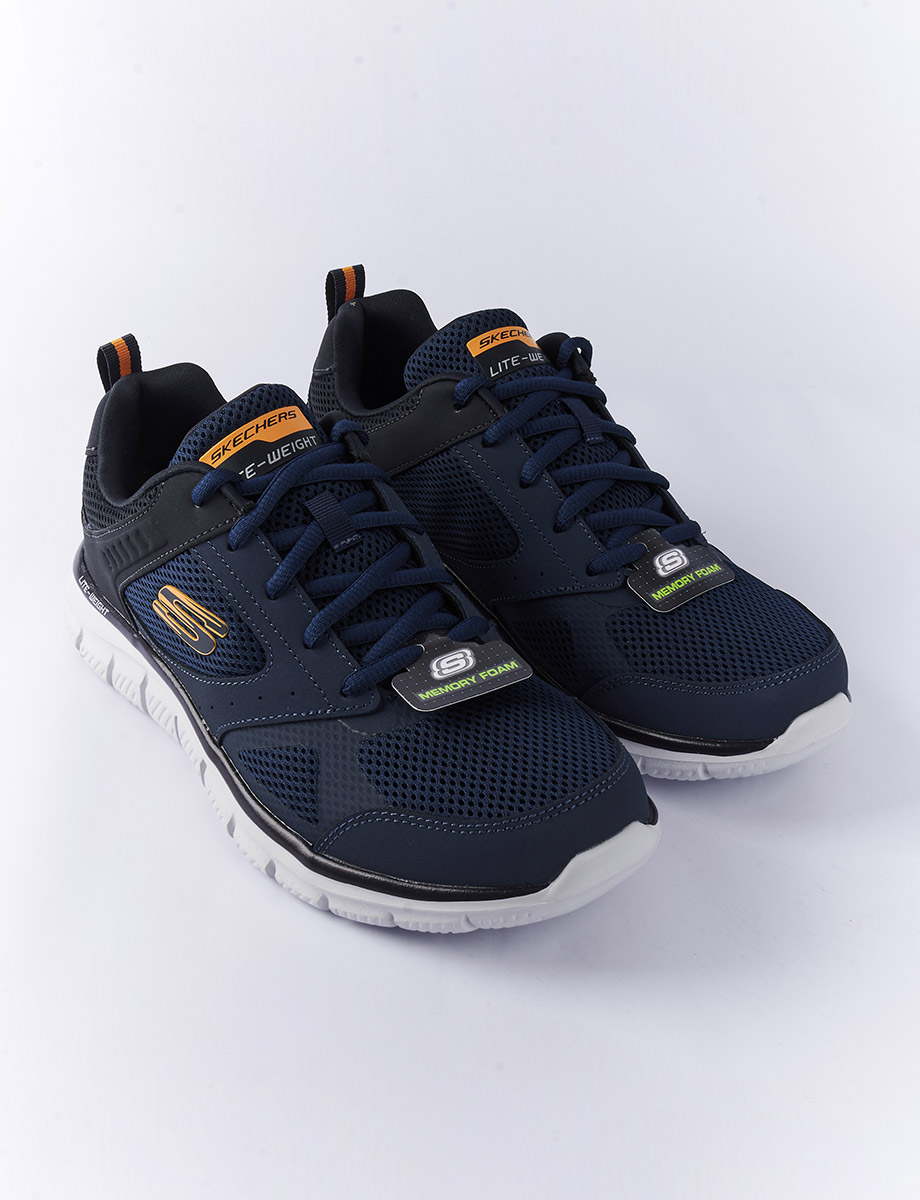 Sneaker con Cordones Azul