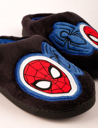 Pantufla Spiderman Azul