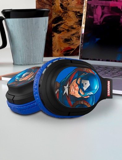 Audífonos Inalámbricos con Micrófono Edición Capitán América | Xtech