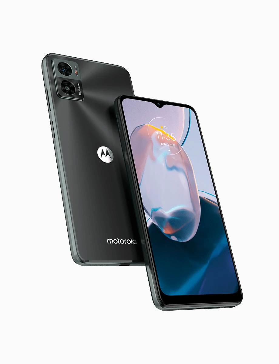 Celular Moto E22 de 128GB y RAM 4GB Dark Groove | Motorola