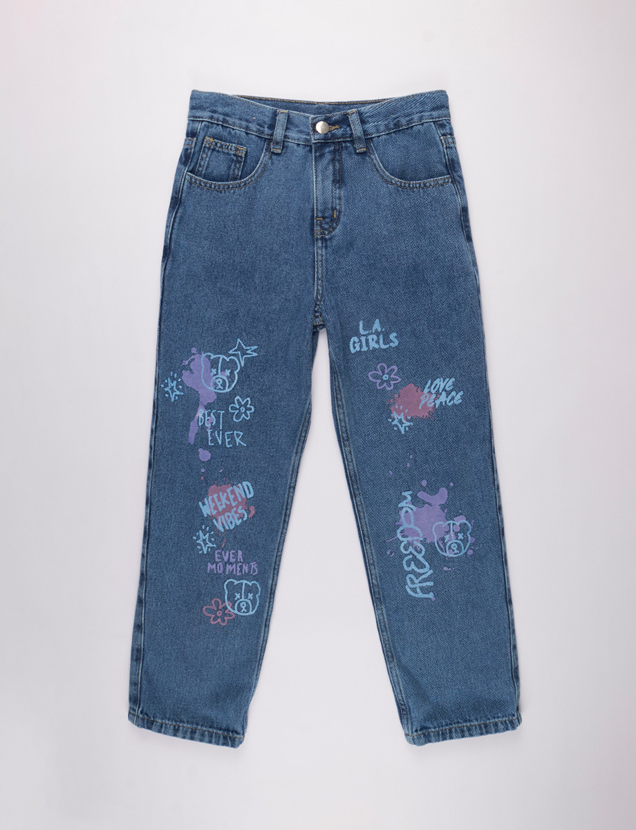 Jean Estampado Azul