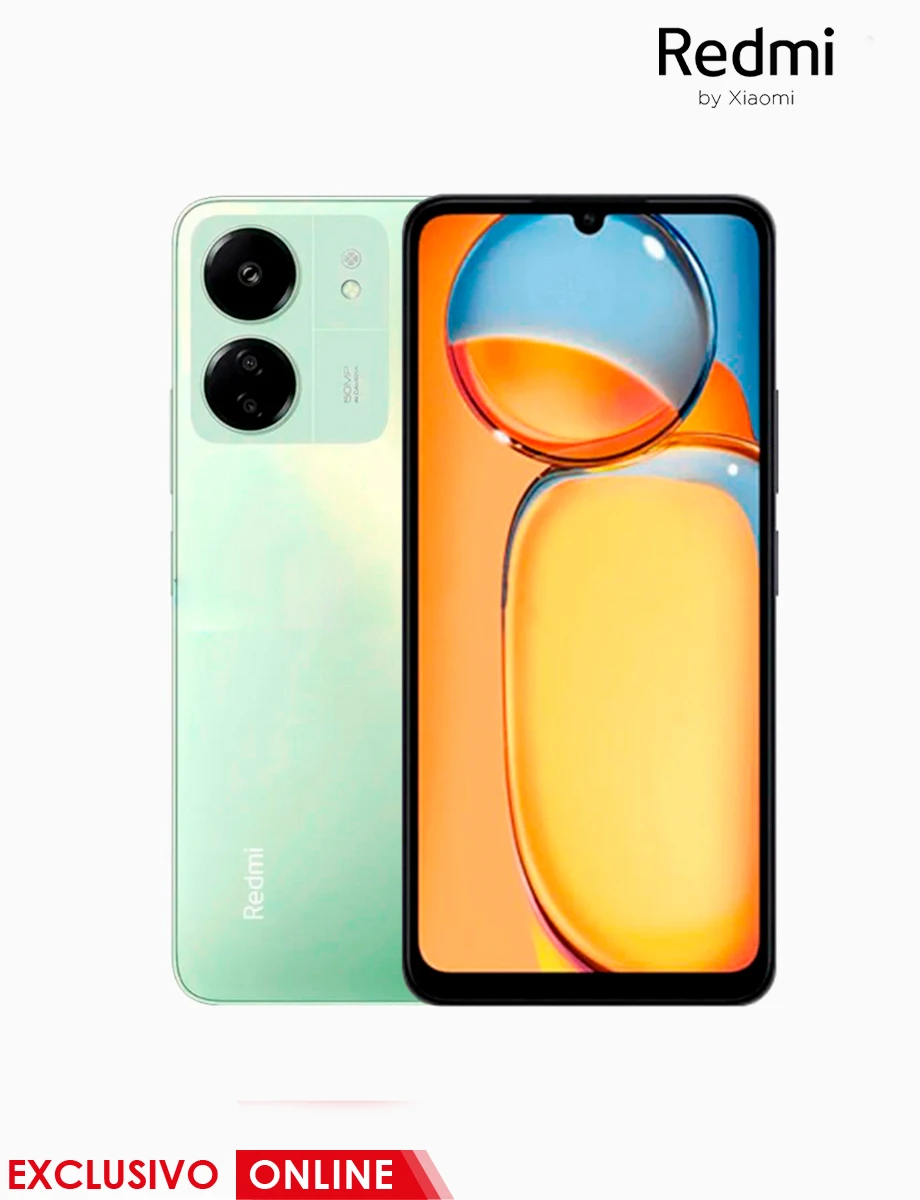 Celular Redmi 13C de 256GB y RAM 8GB Verde | Xiaomi