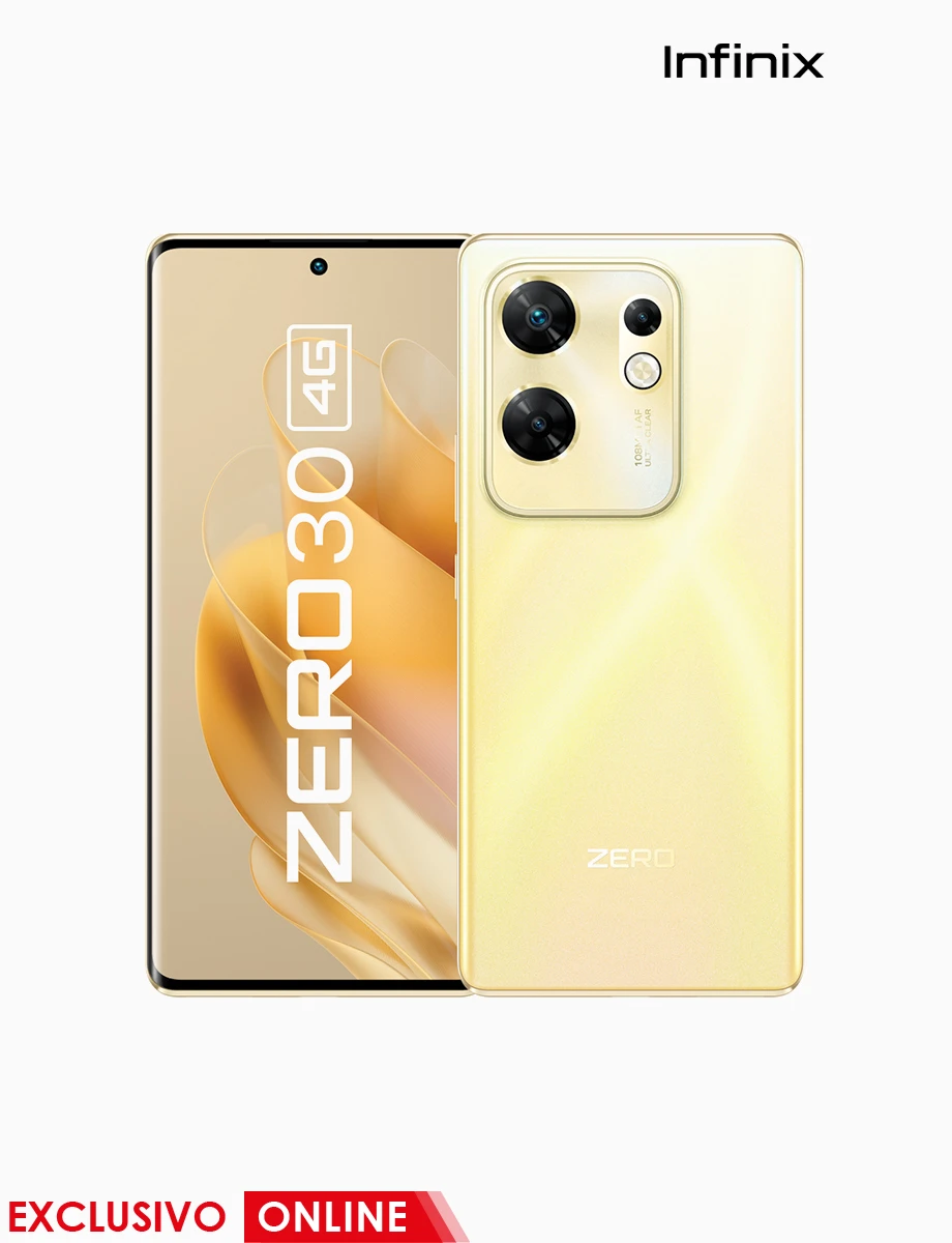 Celular ZERO 30 de 256GB y RAM 16GB(8+8) Gold | Infinix
