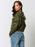 Sweater con Capucha Verde