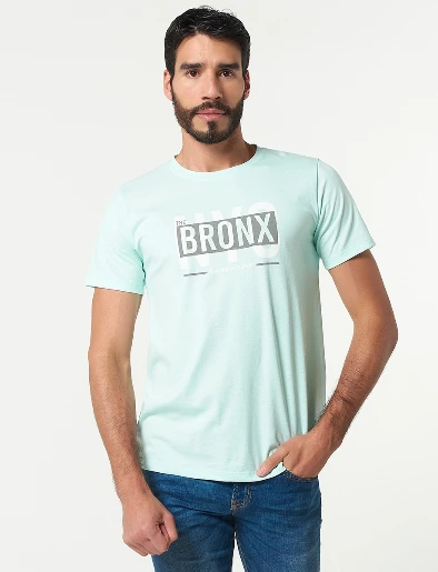 Camiseta Bronx Verde Menta