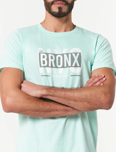 Camiseta Bronx Verde Menta