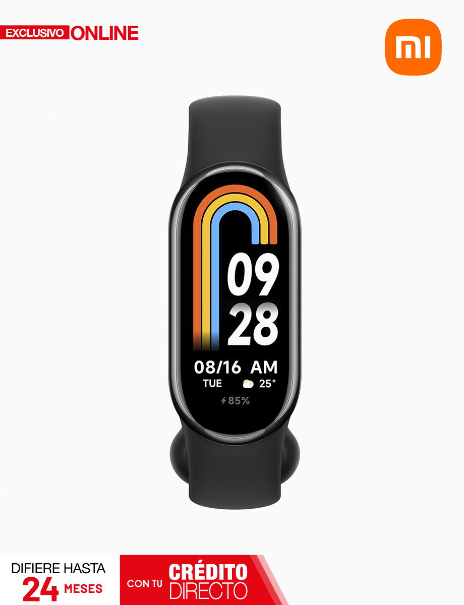 Smart Band 8 de 1,62" Amoled Negro | Xiaomi