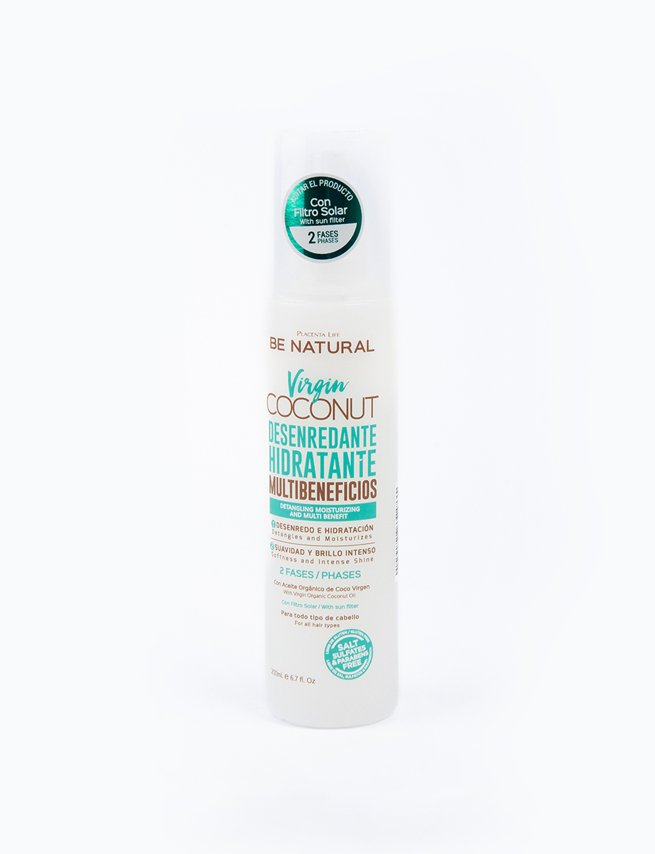 Desenredante Hidrantante Virgin Coconut Be Natural | Placenta Life