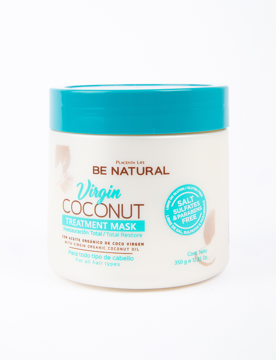 Mascarilla Restauración Total Virgin Coconut Be Natural | Placenta Life