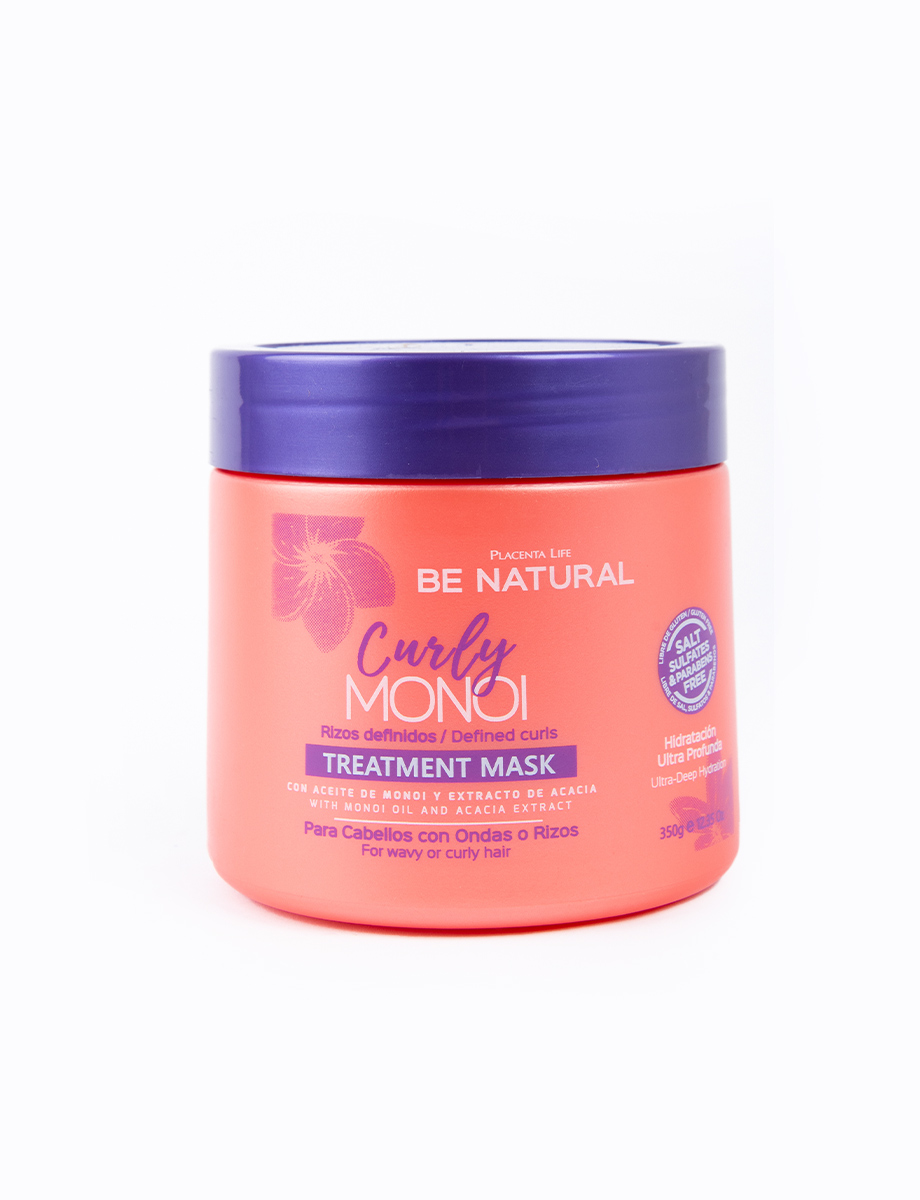 Mascarilla Curly Monoi Be Natural | Placenta Life