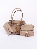 Set x3 Carteras Beige
