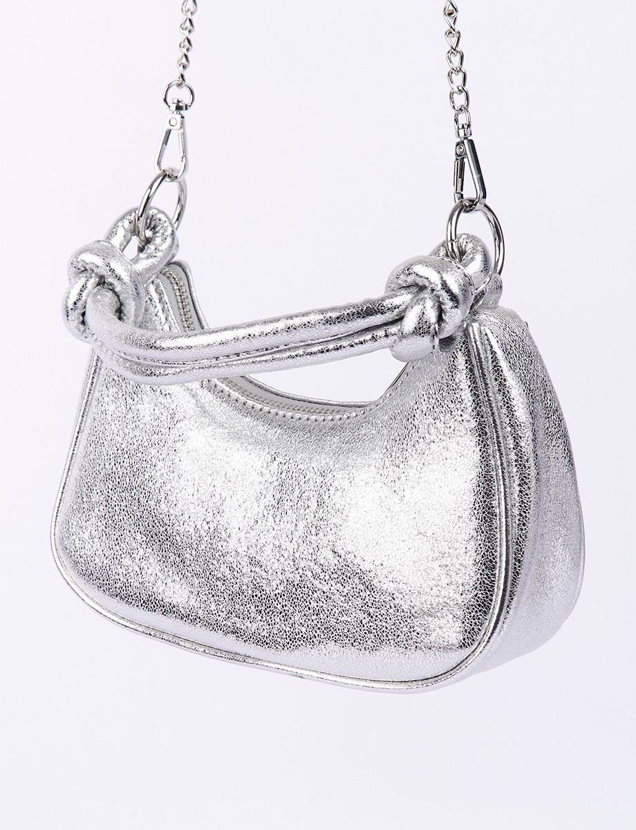 Cartera Plateada Pequeña