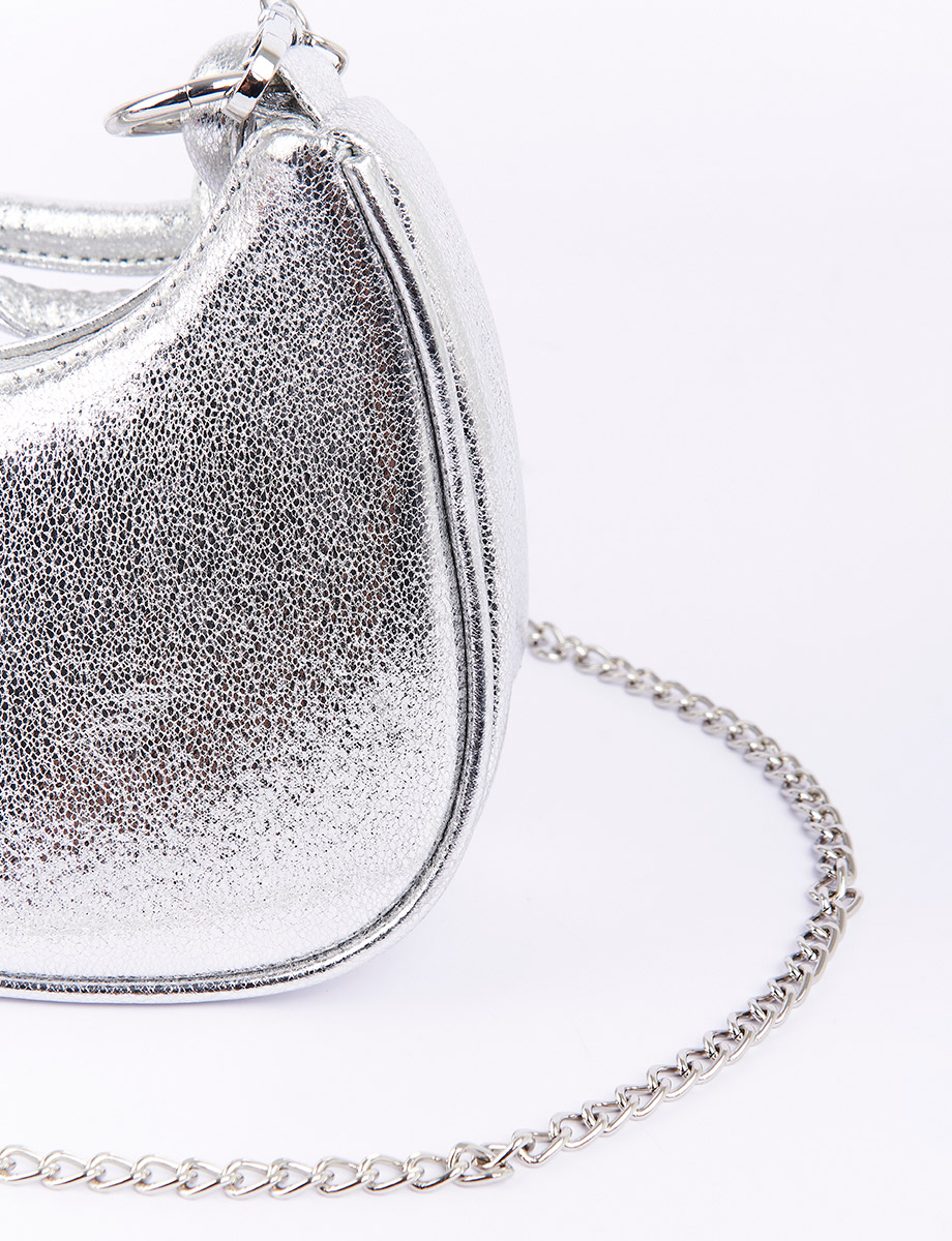 Cartera Plateada Pequeña