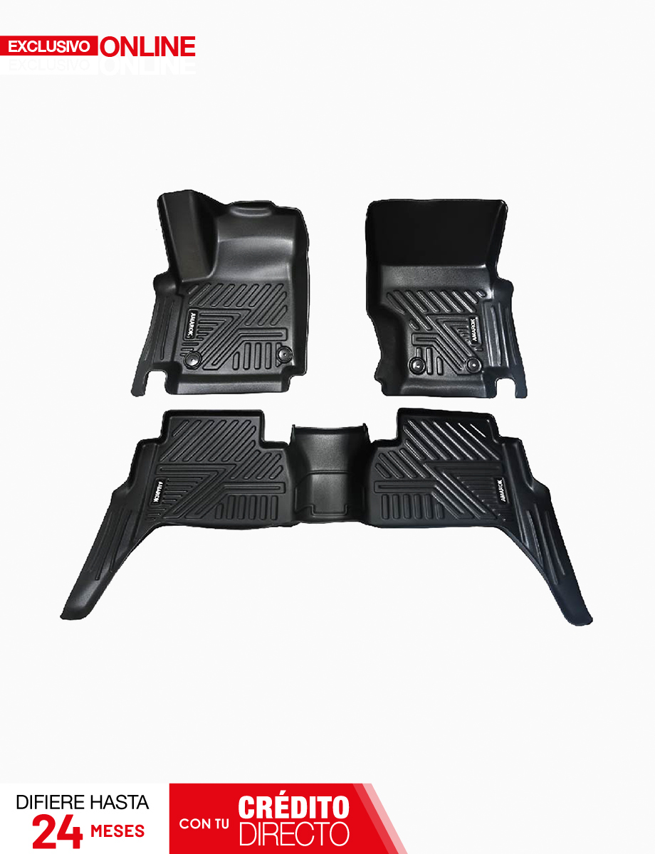 Juego de Moquetas Negras para VW Amarok | CEO