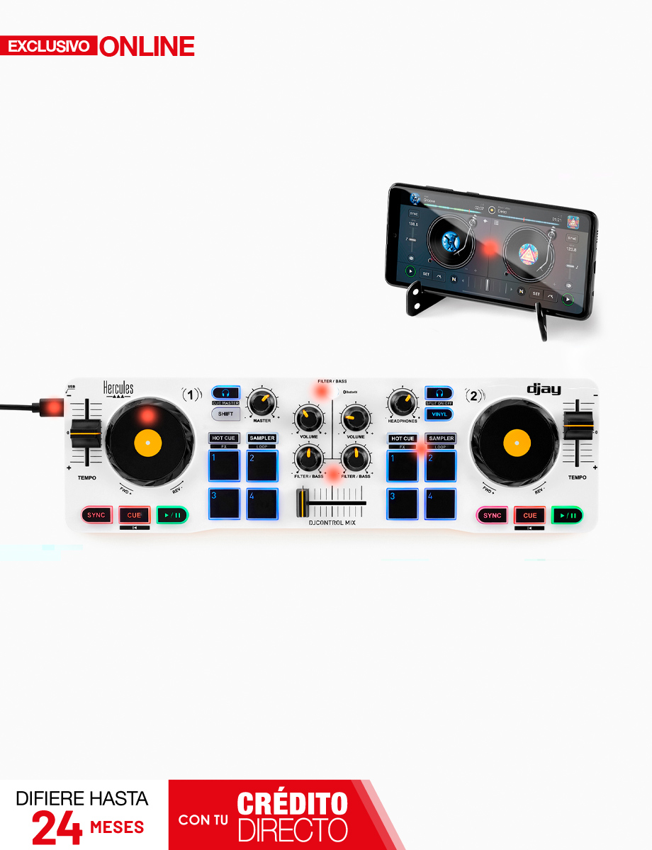 Controlador DJ Control Mix de Algoriddim | Hercules