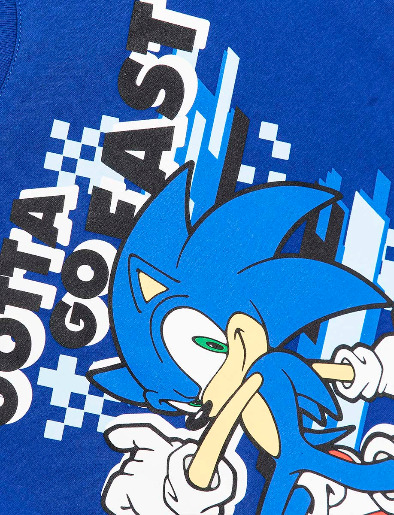 Camiseta <em class="search-results-highlight">Sonic</em> Azul
