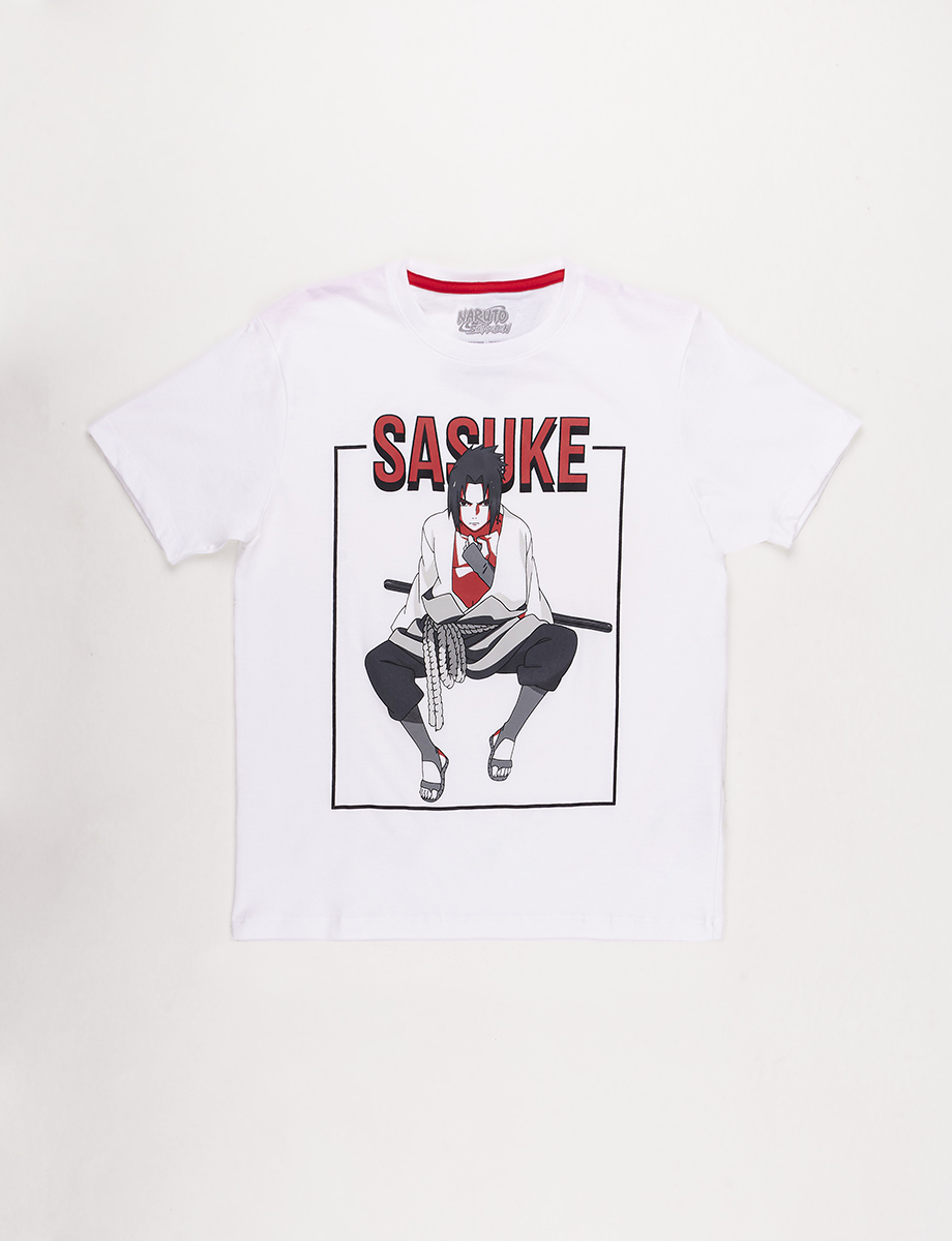 Camiseta Sasuke Blanco