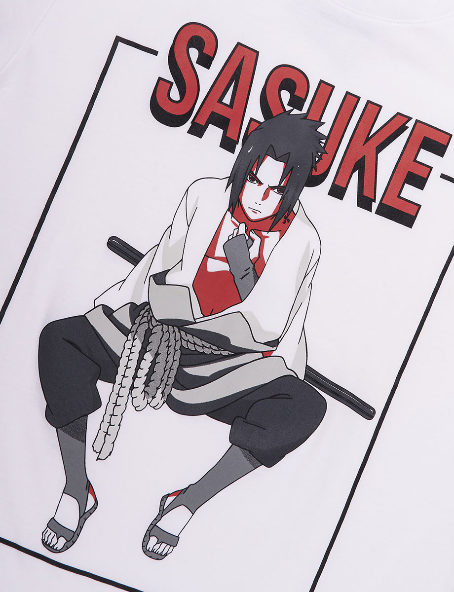 Camiseta Sasuke Blanco