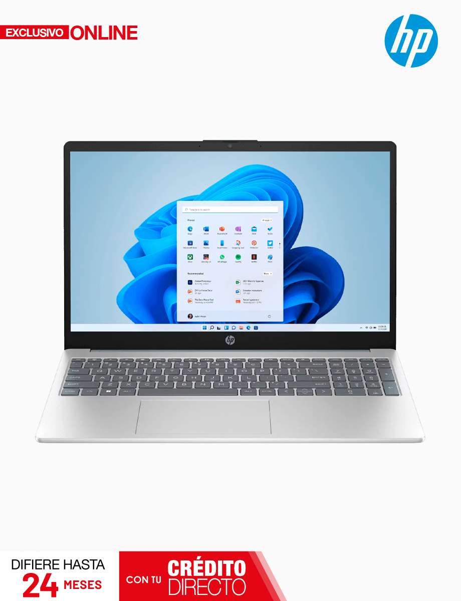 Laptop AMD Ryzen 3 de 15,6" y 512GB Azul Claro de Luna | HP