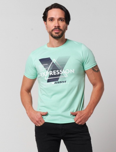 Camiseta Expression Verde Menta