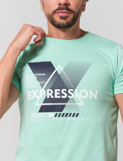 Camiseta Expression Verde Menta