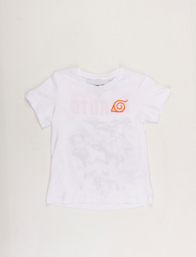 Camiseta Naruto Pre Blanco