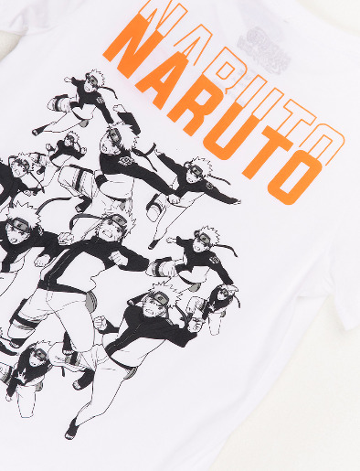 Camiseta Naruto Pre Blanco
