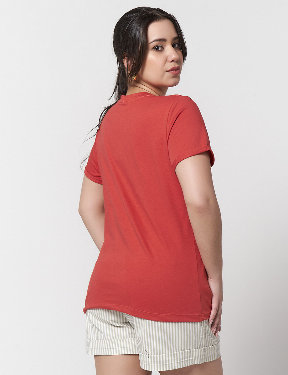 Camiseta Country Road Coral