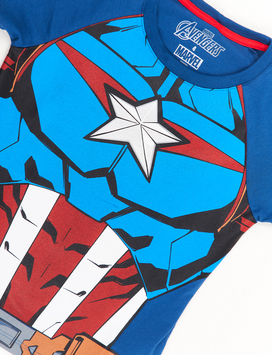 Camiseta Esc Capital America Azul
