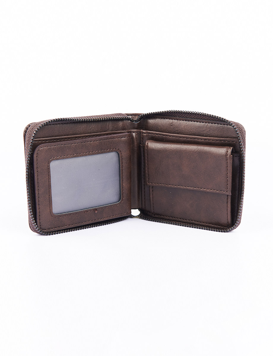 Billetera Cremallera Café | Zip