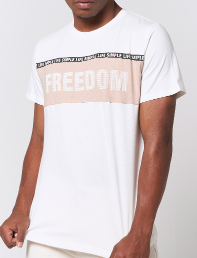 Camiseta Freedom Crudo