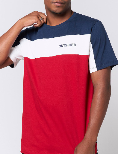 Camiseta Outsiders Bloque de Color