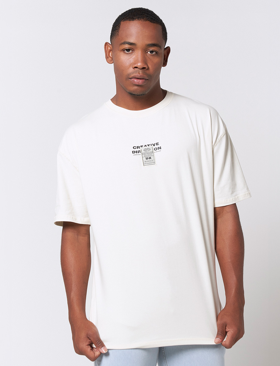 Camiseta Oversize Crudo