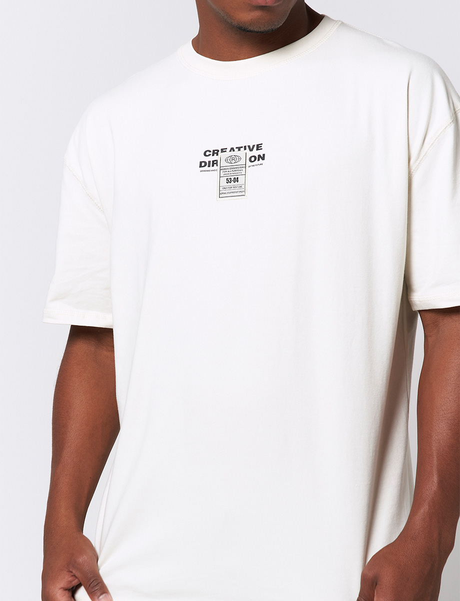 Camiseta Oversize Crudo